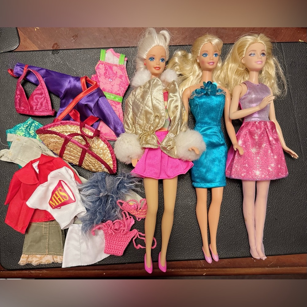 Barbie and clothes bundle